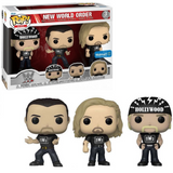 New World Order WWE 3 pack Walmart Exclusive Funko Pop in box and out of box