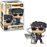 Nicholas D. Wolfwood #1559 Trigun Funko Pop with Punisher in box and out of box