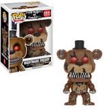 Nightmare Freddy #111 Funko Pop! shown in box and out of box, front view