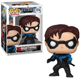 Nightwing #1514 Titans Funko Pop TV shown in and out of the box.