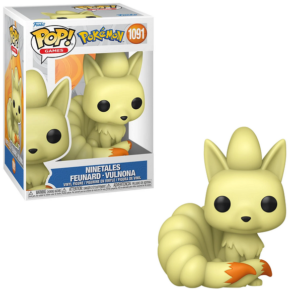 Ninetales #1091 Pokémon Funko Pop in box and out of box