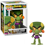 Nitros Oxide #534 Crash Bandicoot Funko Pop! Games figure in box and out of box