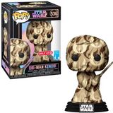 Obi-Wan Kenobi #536 Star Wars Art Series Funko Pop Target Exclusive with hard stack protector in box and out of box