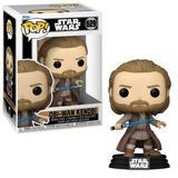 Obi-Wan Kenobi #629 Star Wars Obi-Wan Kenobi Funko Pop! Battle Pose in box and out of box