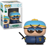 Officer Cartman Funko Pop #17 shown in-box and out of box