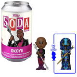 Okoye Black Panther Wakanda Forever Funko Soda figure in can and out of can