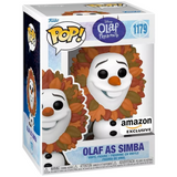 Olaf as Simba #1179 Disney Frozen Amazon Exclusive Funko Pop! figure in box