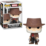 Old Man Logan Funko Pop #1374 shown in-box and out of box