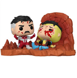 Omni-Man & Invincible #1503 Invincible Funko Pop! Moment FCBD Previews Exclusive diorama figure displayed out of box.