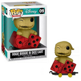 Oogie Boogie in Dice Cart #09 Nightmare Before Christmas Funko Pop! Trains in box and out of box