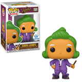 Oompa Loompa #1501 Wonka Funko Pop shown in-box and out-of-box, front view