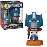 Optimus Prime #120 Transformers Lights and Sounds Funko Exclusive Funko Pop in box and out of box