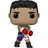 Oscar De La Hoya #02 Funko Pop out of box showing detailed boxing trunks