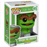 Oscar the Grouch #03 Sesame Street Funko Pop — boxed display