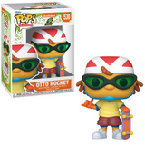 Otto Rocket #1530 Rocket Power Funko Pop TV figure in box and out of box holding skateboard