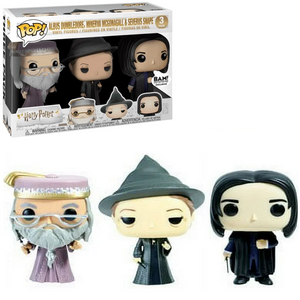 Albus Dumbledore, Minerva McGonagall & Severus Snape - Harry Potter Funko Pop! [Bam Exclusive]