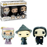 Albus Dumbledore Minerva McGonagall Severus Snape Harry Potter Funko Pop BAM Exclusive in and out of box
