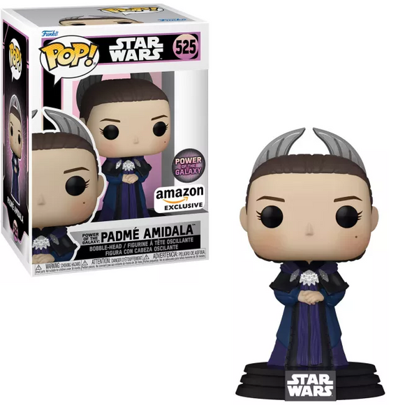 Padmé Amidala #525 Star Wars Power of the Galaxy Funko Pop in box and out of box