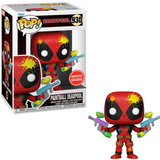 Paintball Deadpool #930 Deadpool Funko Pop GameStop Exclusive in box and out of box