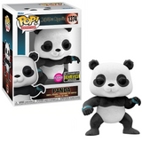 Panda #1374 Jujutsu Kaisen Funko Pop Flocked Entertainment Earth Exclusive figure in box and out of box
