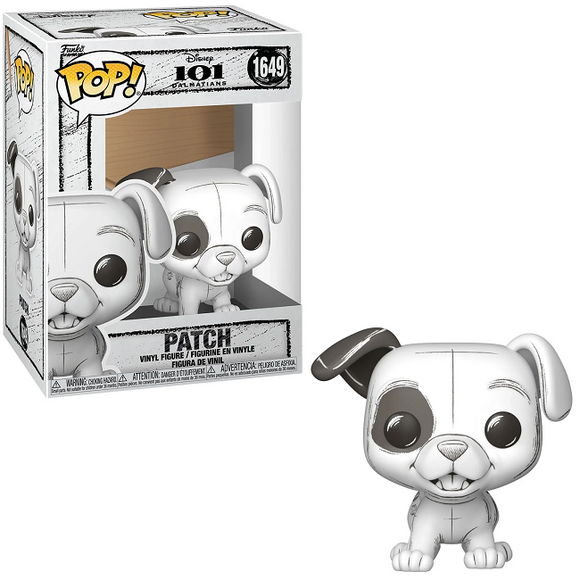 Patch #1649 Disney Sketched 101 Dalmatians Funko Pop in box and out of box