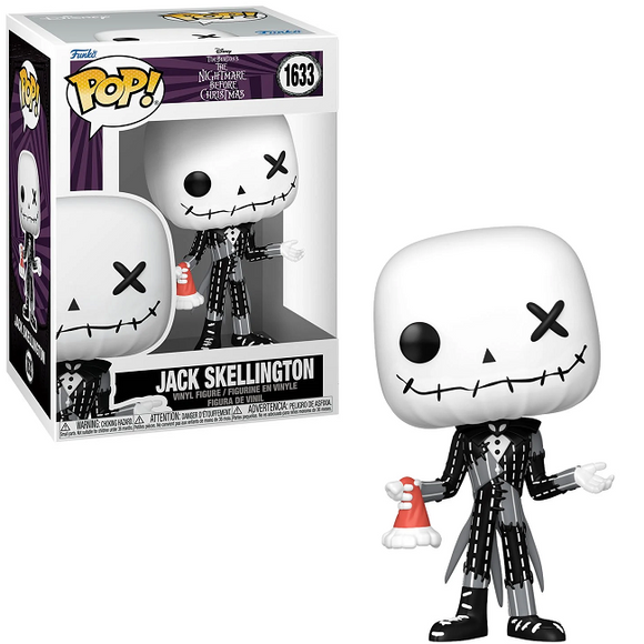 Patchwork Jack Skellington #1633 The Nightmare Before Christmas Funko Pop in box and out of box