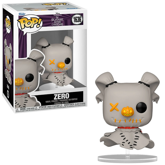 Patchwork Zero #1636 The Nightmare Before Christmas Funko Pop in box and out of box