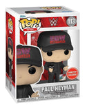 Paul Heyman #113 Funko Pop! in display box – WWE GameStop Exclusive