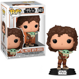 Peli Motto With Grogu #665 Star Wars Mandalorian Funko Pop! in box and out of box