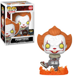 Pennywise Dancing #1437 IT Funko Pop Movies Gitd Chase Specialty Series figure in box and out of box front view
