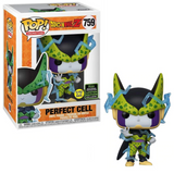 Perfect Cell #759 Dragon Ball Z GITD 2020 Spring Convention Exclusive Funko Pop! in and out of box