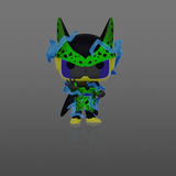 Perfect Cell #759 Dragon Ball Z glow-in-the-dark Funko Pop! with blue energy effects out of box with glow