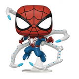 Peter Parker Advanced Suit 2.0 Funko Pop #971 displayed out of box