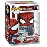 Peter Parker Advanced Suit 2.0 Funko Pop #971 displayed inside original window box