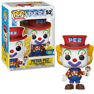 Peter Pez #52 - PEZ Funko Pop! Ad Icons [Red Hat Blue Pants 2019 SDCC Toy Tokyo Limited Edition]