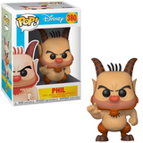 Phil #380 Disney Hercules Funko Pop! figure in box and out of box with horns and beard