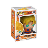 Super Saiyan Goku 14 Dragon Ball Z Funko Pop in box with golden hair and orange gi