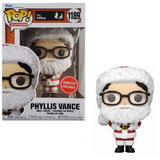 Phyllis Vance Santa #1189 The Office Funko Pop! in box and out of box