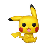 Pikachu #842 Pokemon Funko Pop Games Diamond 2021 Fall Convention Exclusive figure out of box