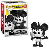 Plane Crazy #431 Mickey's 90th Funko Pop figure in box and out of box