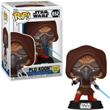 Plo Koon #852 Star Wars The Clone Wars Glow in the Dark Funko Pop vinyl figure in box and out of box