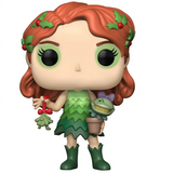 Poison Ivy #528 DC Funko Pop Heroes figure shown out of box, holiday edition