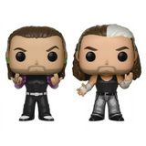 Jeff Hardy and Matt Hardy WWE Funko Pop! figures out of box