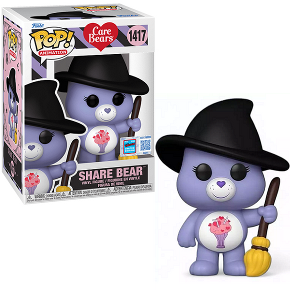 Share Bear #1417 - Care Bears Funko Pop! Animation [Witch] [2024 NYCC Exclusive]