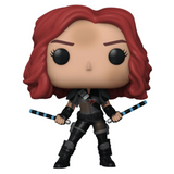Post Apocalyptic Black Widow #894 What If Marvel Collector Corps Exclusive Funko Pop figure out of box with batons