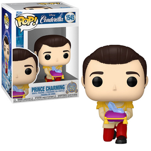 Prince Charming #1545 - Cinderella 75th Funko Pop! [With Glass Slipper]