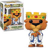 Prince John #1439 Disney Robin Hood Funko Pop shown in-box and out-of-box, front view