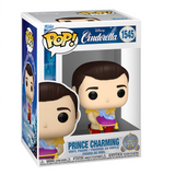 Prince Charming #1545 Funko Pop Disney 75th with glass slipper in box only  