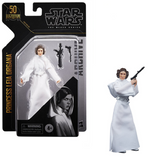 Princess Leia Organa Black Series Archive figure in box and out of box