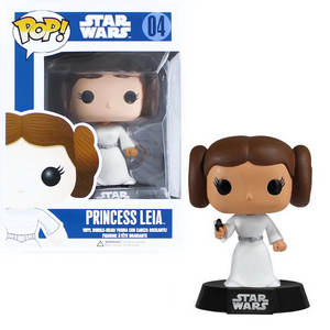 Princess Leia #04 - Star Wars Funko Pop! [Blue Box Smaller Font]